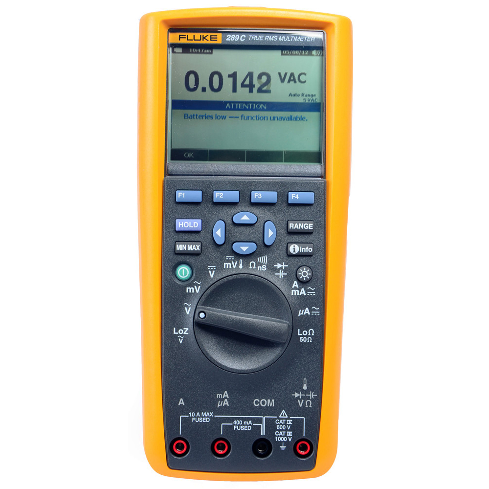 福祿克Fluke 289C 真有效值工業(yè)用記錄萬用表