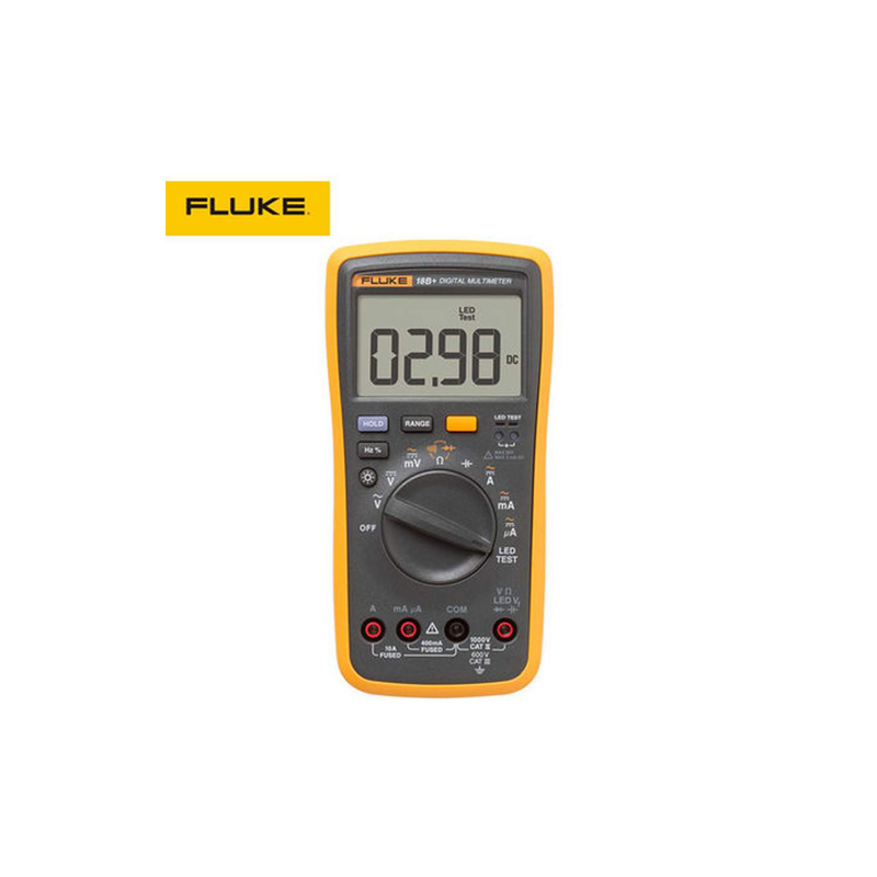 福祿克 Fluke 18B+高精度多功能全自動(dòng)數(shù)字萬用表